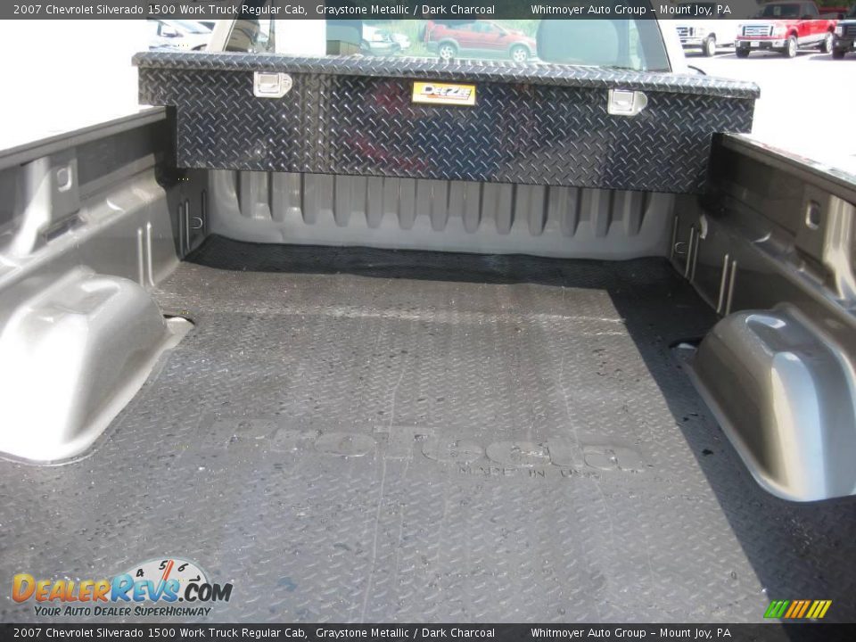2007 Chevrolet Silverado 1500 Work Truck Regular Cab Graystone Metallic / Dark Charcoal Photo #9