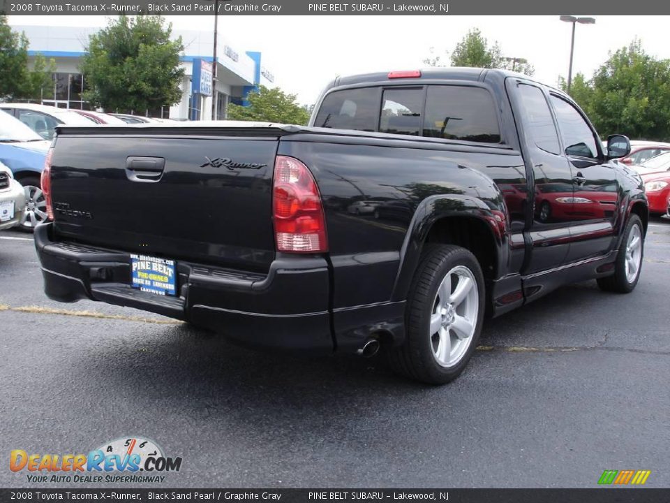 2008 Toyota Tacoma X-Runner Black Sand Pearl / Graphite Gray Photo #4