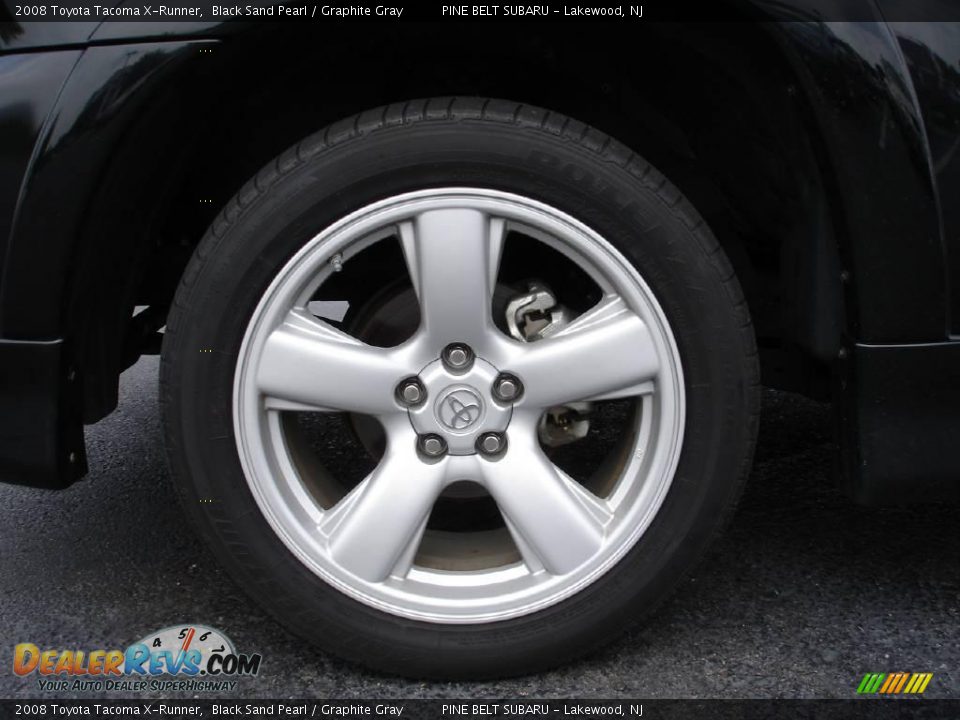 2008 Toyota Tacoma X-Runner Black Sand Pearl / Graphite Gray Photo #6