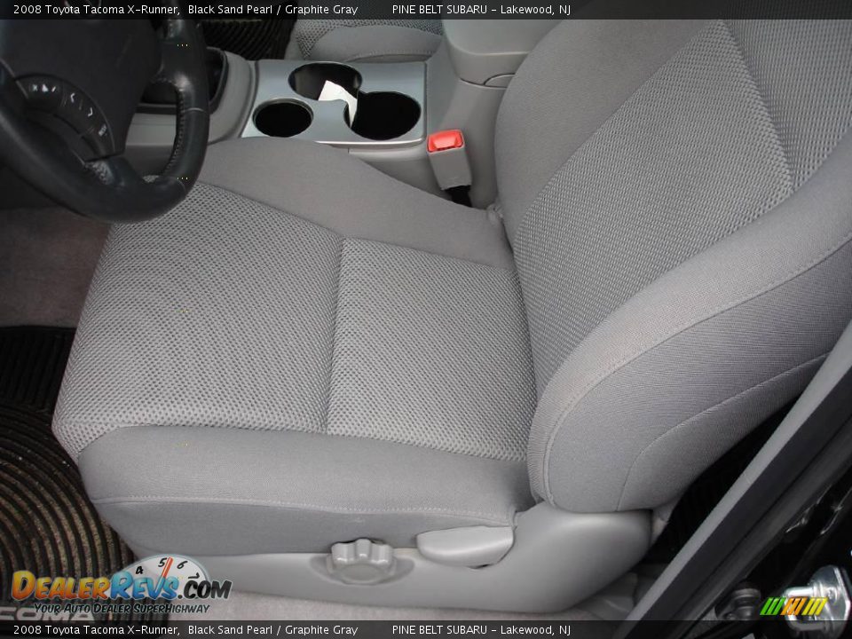 2008 Toyota Tacoma X-Runner Black Sand Pearl / Graphite Gray Photo #8