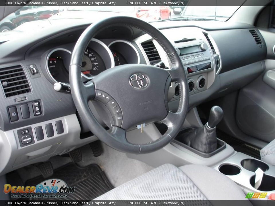 2008 Toyota Tacoma X-Runner Black Sand Pearl / Graphite Gray Photo #9