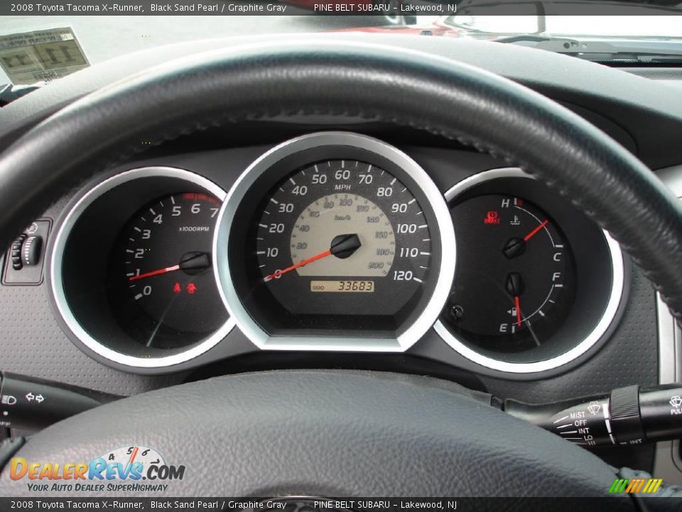 2008 Toyota Tacoma X-Runner Black Sand Pearl / Graphite Gray Photo #11