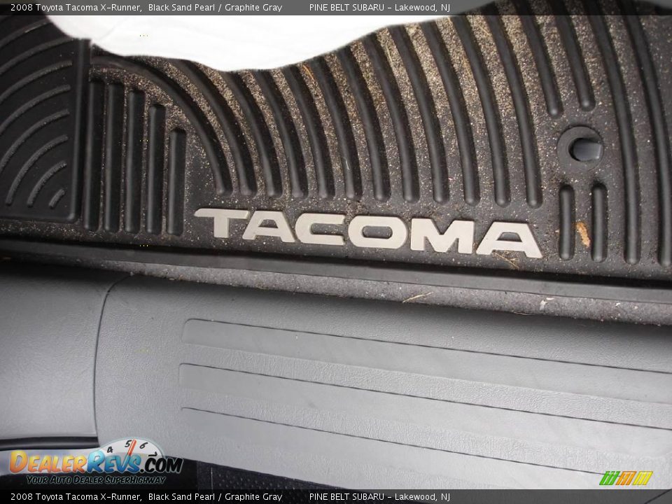 2008 Toyota Tacoma X-Runner Black Sand Pearl / Graphite Gray Photo #16
