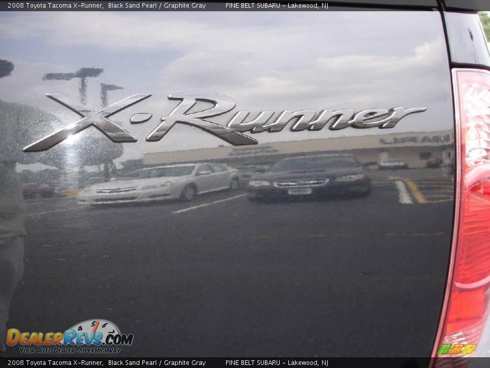 2008 Toyota Tacoma X-Runner Black Sand Pearl / Graphite Gray Photo #17