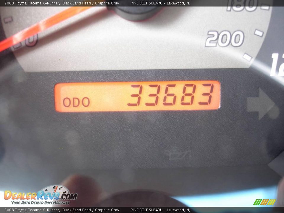 2008 Toyota Tacoma X-Runner Black Sand Pearl / Graphite Gray Photo #23