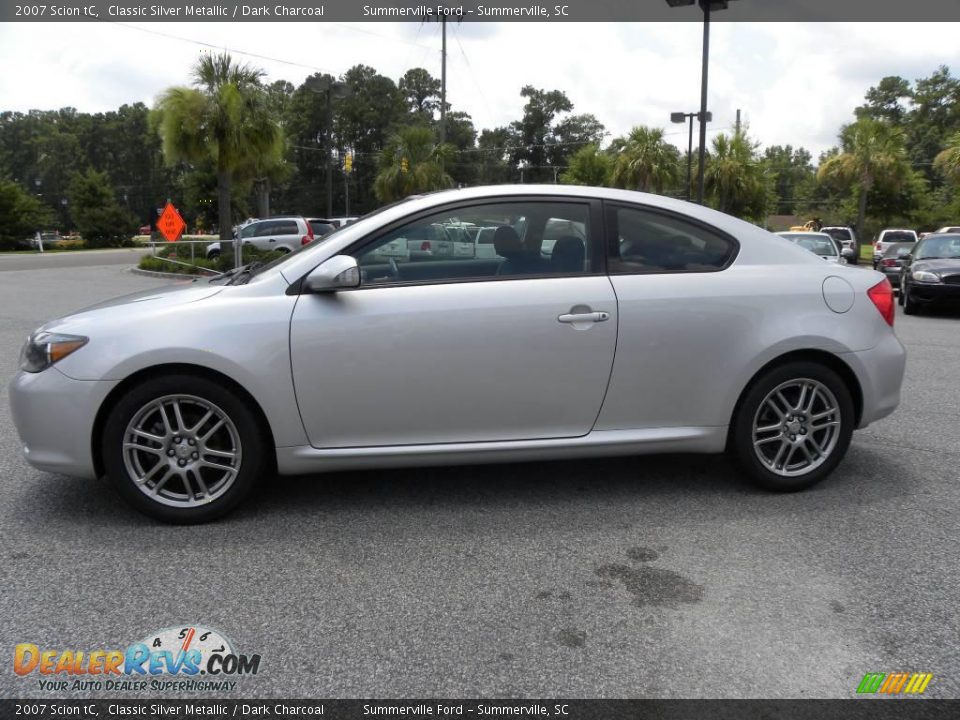2007 Scion tC Classic Silver Metallic / Dark Charcoal Photo #2