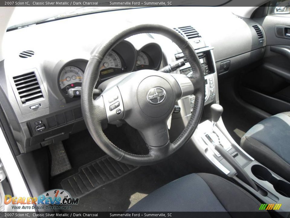 2007 Scion tC Classic Silver Metallic / Dark Charcoal Photo #3