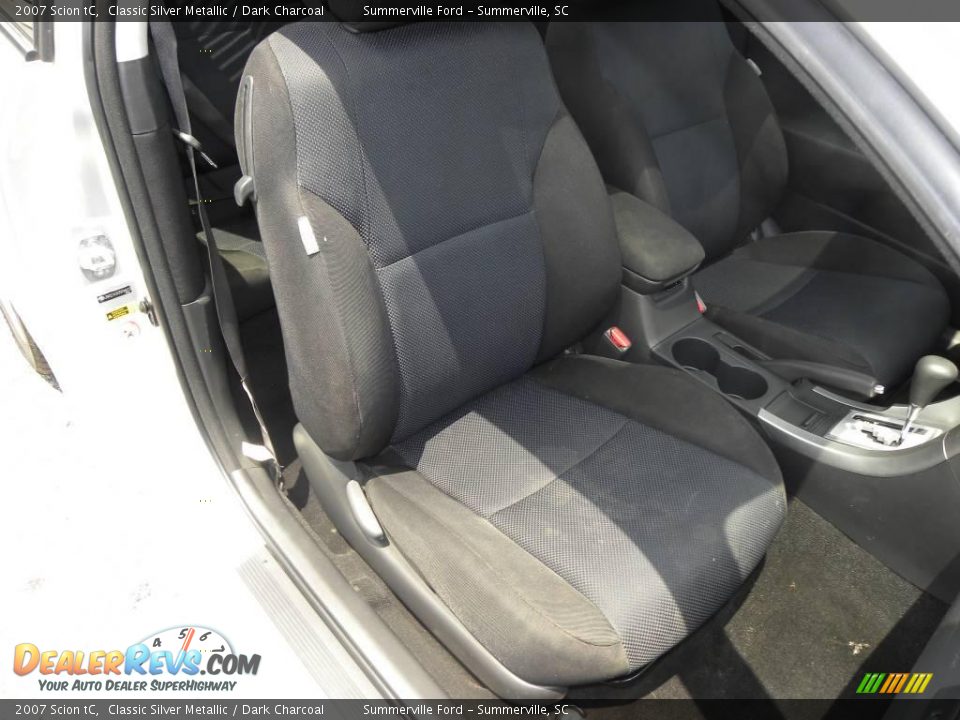 2007 Scion tC Classic Silver Metallic / Dark Charcoal Photo #8
