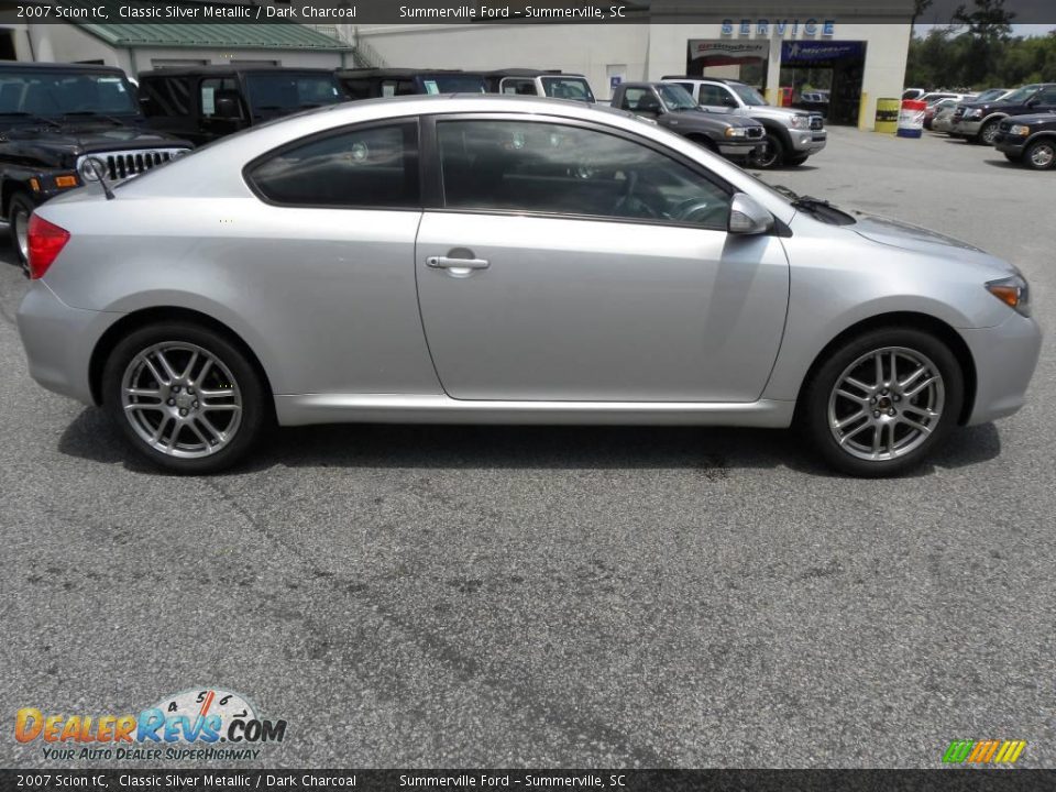 2007 Scion tC Classic Silver Metallic / Dark Charcoal Photo #10