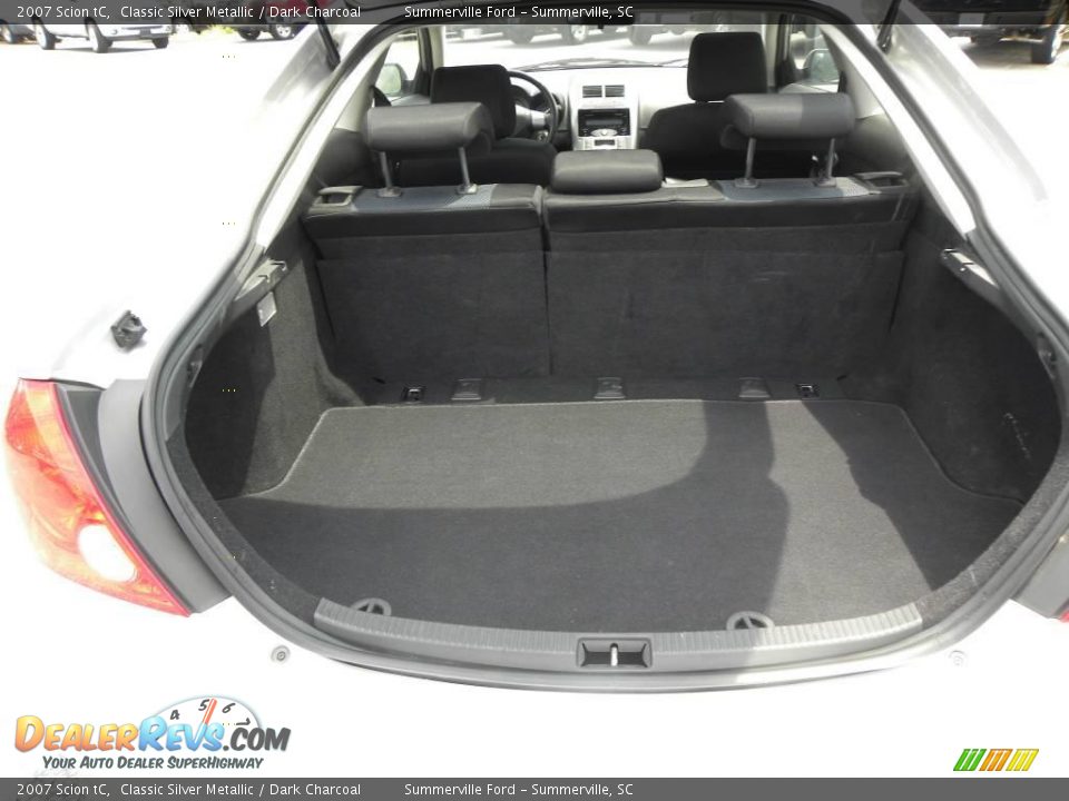 2007 Scion tC Classic Silver Metallic / Dark Charcoal Photo #12