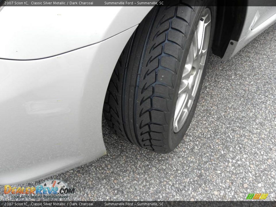 2007 Scion tC Classic Silver Metallic / Dark Charcoal Photo #15