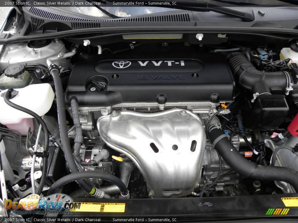 2007 Scion tC Classic Silver Metallic / Dark Charcoal Photo #16