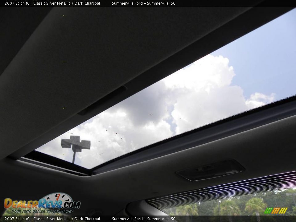 2007 Scion tC Classic Silver Metallic / Dark Charcoal Photo #17