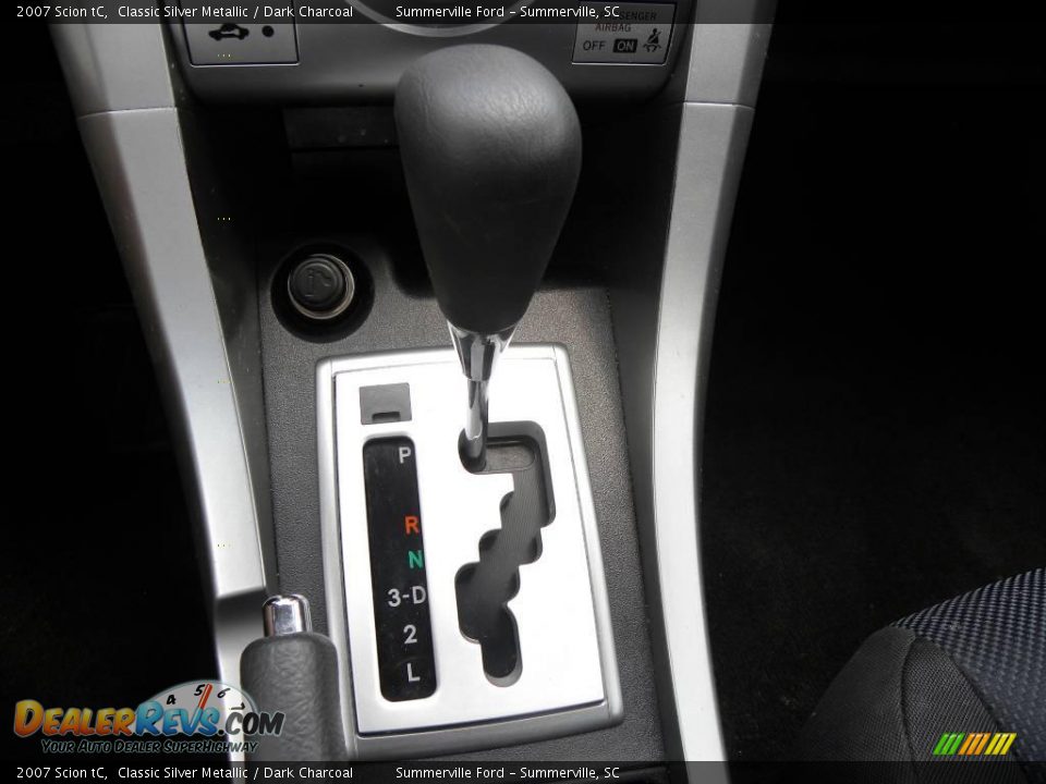 2007 Scion tC Classic Silver Metallic / Dark Charcoal Photo #18