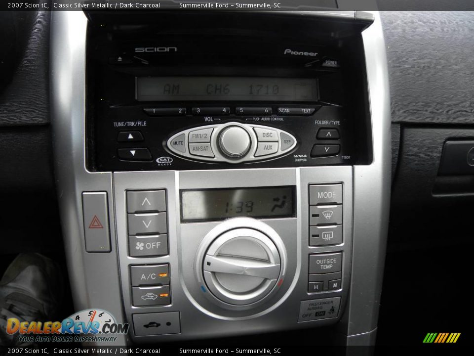 2007 Scion tC Classic Silver Metallic / Dark Charcoal Photo #19
