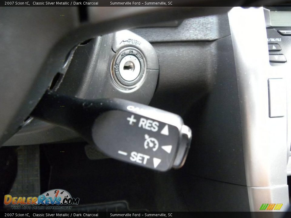 2007 Scion tC Classic Silver Metallic / Dark Charcoal Photo #20