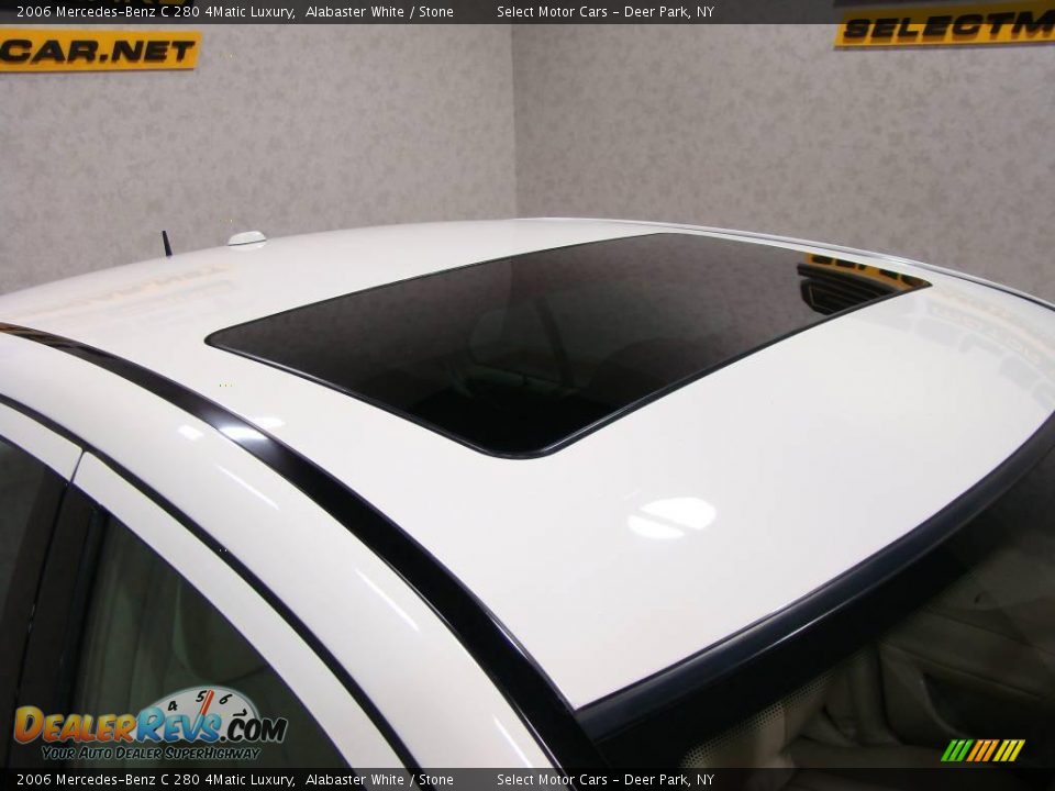 2006 Mercedes-Benz C 280 4Matic Luxury Alabaster White / Stone Photo #6