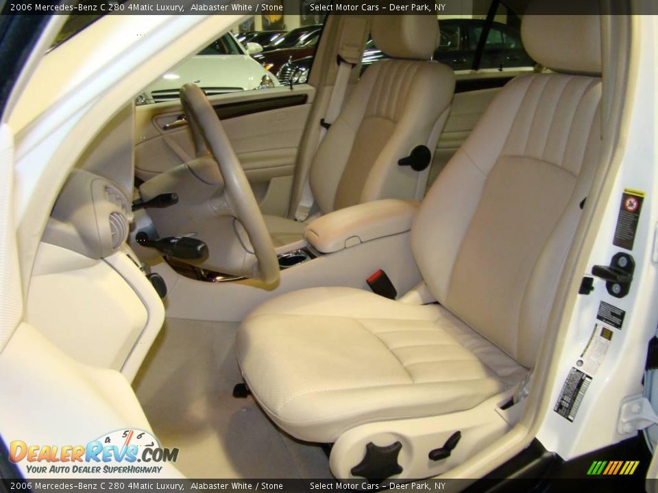 2006 Mercedes-Benz C 280 4Matic Luxury Alabaster White / Stone Photo #8