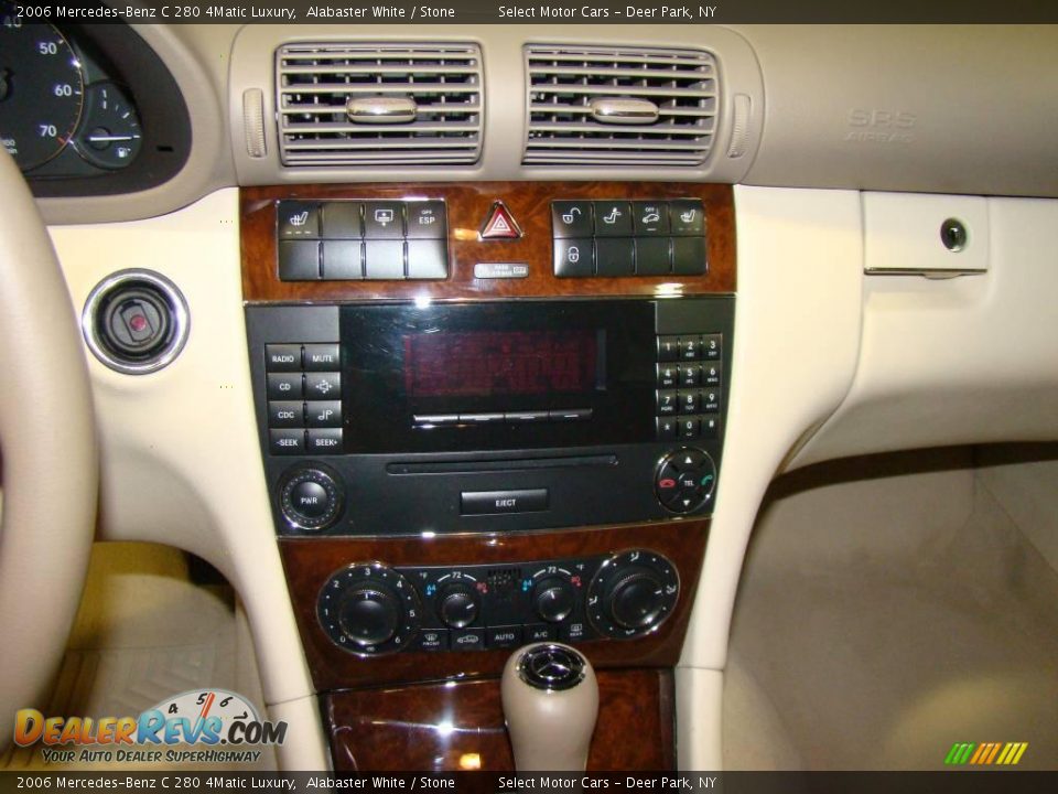 2006 Mercedes-Benz C 280 4Matic Luxury Alabaster White / Stone Photo #10