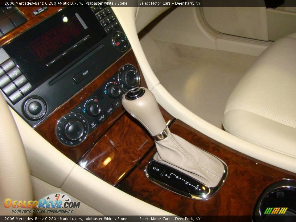 2006 Mercedes-Benz C 280 4Matic Luxury Alabaster White / Stone Photo #11