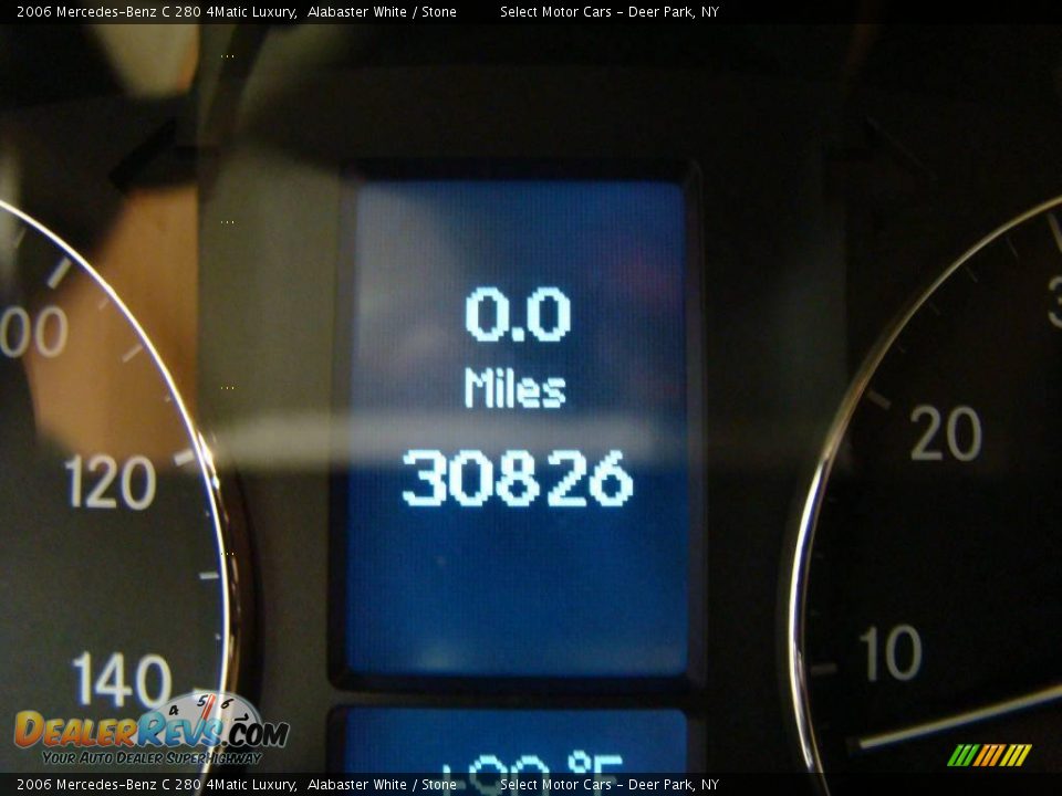 2006 Mercedes-Benz C 280 4Matic Luxury Alabaster White / Stone Photo #15