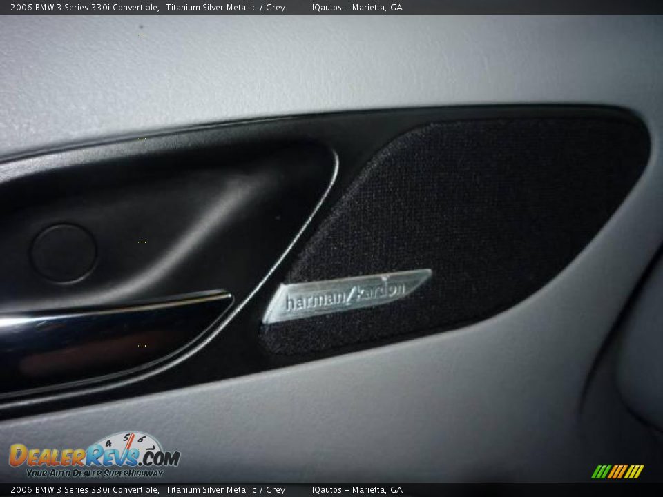 2006 BMW 3 Series 330i Convertible Titanium Silver Metallic / Grey Photo #20