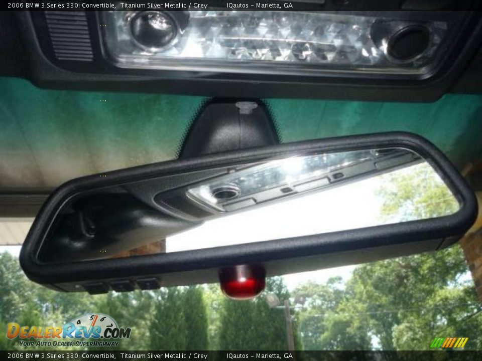 2006 BMW 3 Series 330i Convertible Titanium Silver Metallic / Grey Photo #22