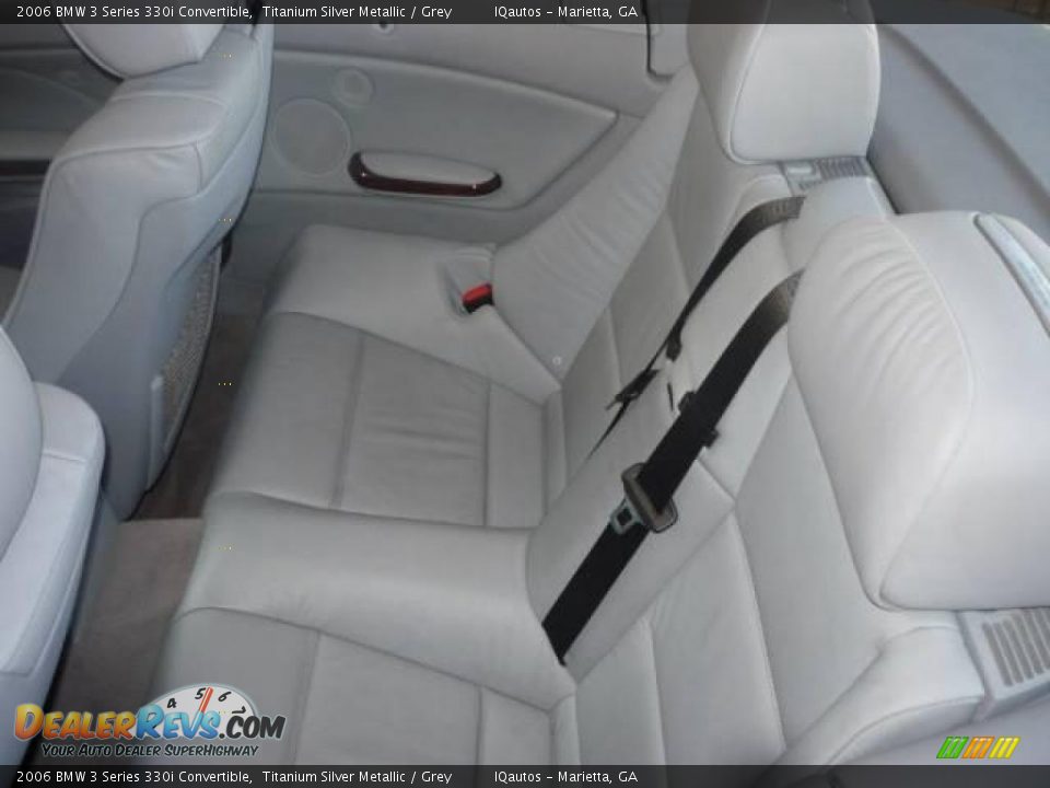 2006 BMW 3 Series 330i Convertible Titanium Silver Metallic / Grey Photo #25