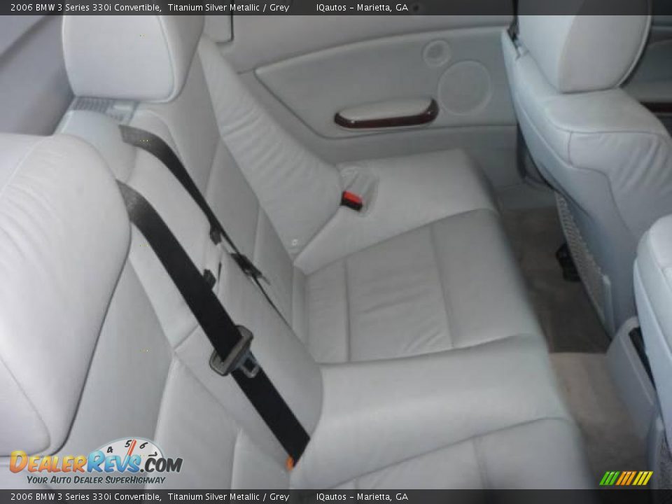 2006 BMW 3 Series 330i Convertible Titanium Silver Metallic / Grey Photo #26