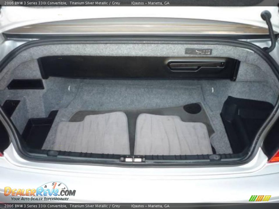 2006 BMW 3 Series 330i Convertible Titanium Silver Metallic / Grey Photo #27