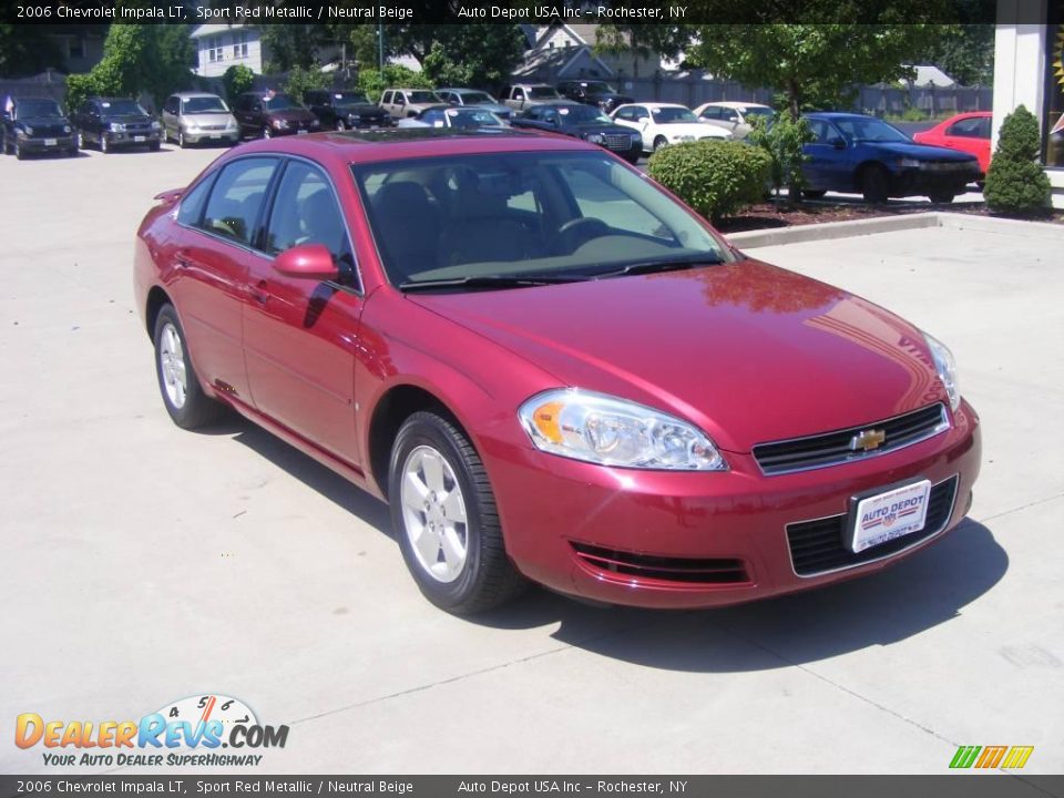 2006 Chevrolet Impala LT Sport Red Metallic / Neutral Beige Photo #2