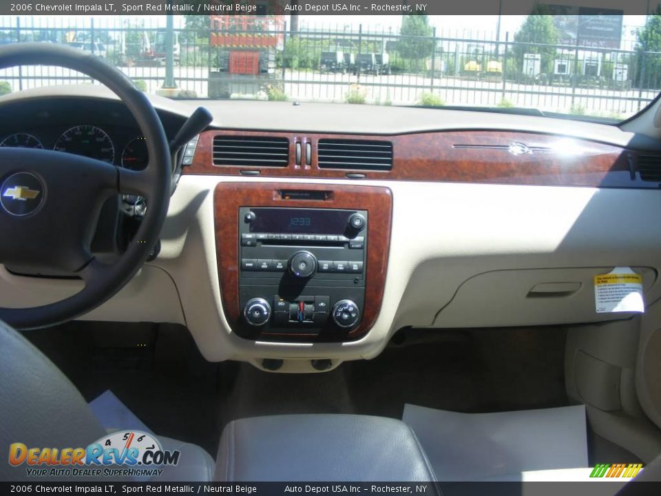 2006 Chevrolet Impala LT Sport Red Metallic / Neutral Beige Photo #10