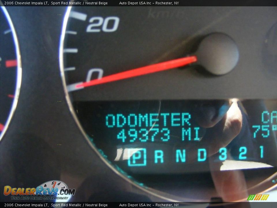 2006 Chevrolet Impala LT Sport Red Metallic / Neutral Beige Photo #14