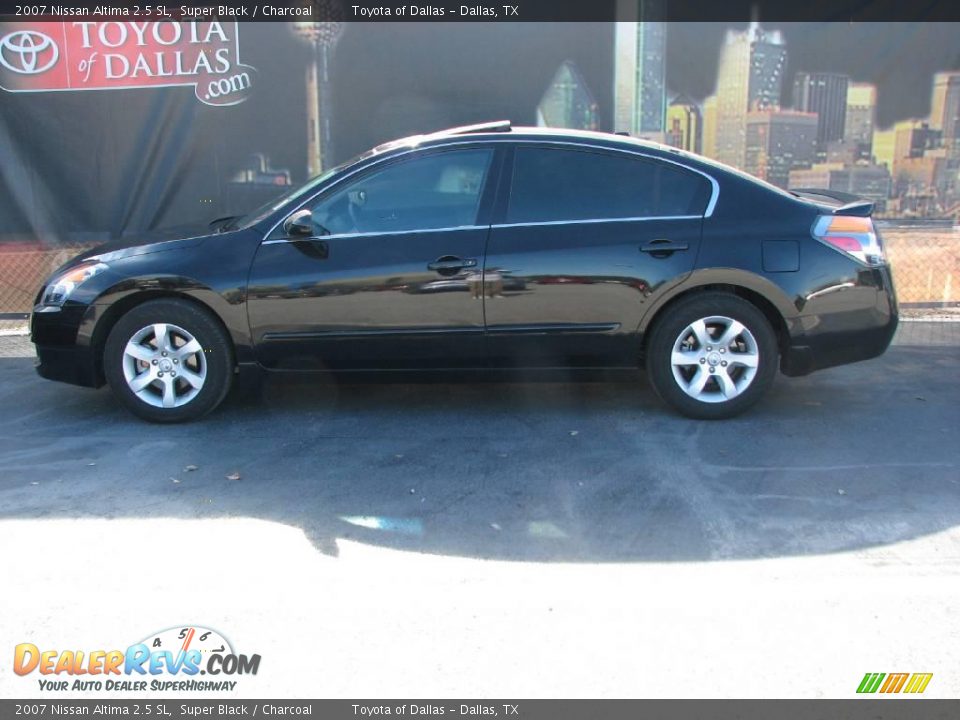 2007 Nissan Altima 2.5 SL Super Black / Charcoal Photo #1