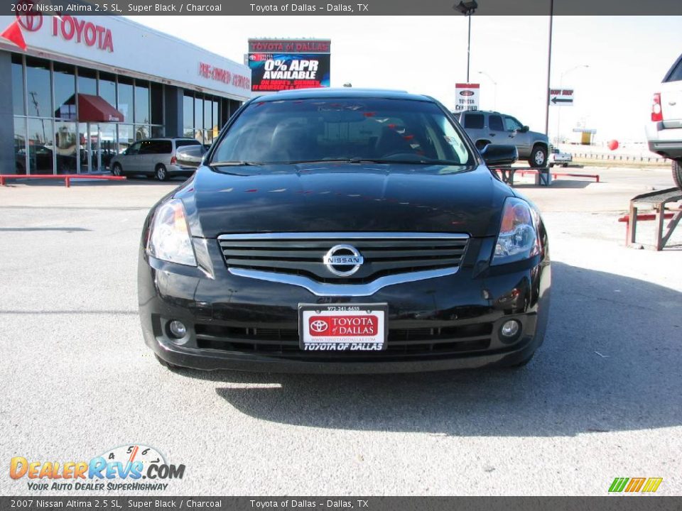 2007 Nissan Altima 2.5 SL Super Black / Charcoal Photo #3