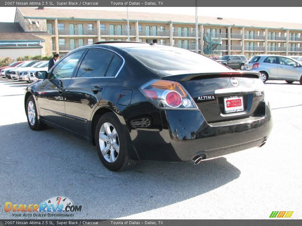 2007 Nissan Altima 2.5 SL Super Black / Charcoal Photo #8