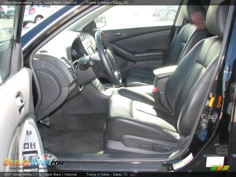 2007 Nissan Altima 2.5 SL Super Black / Charcoal Photo #9