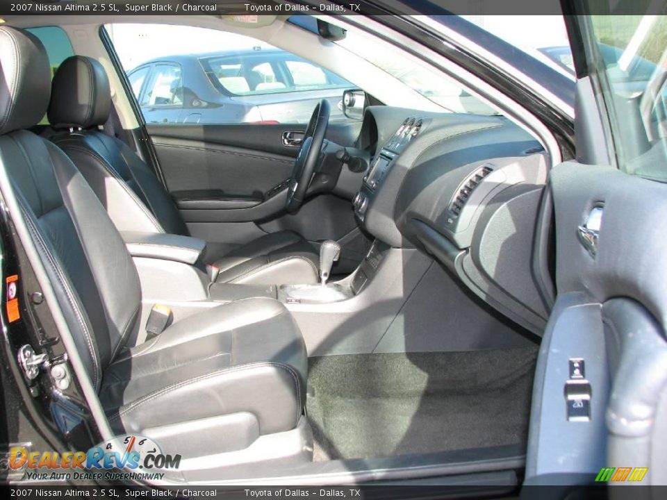 2007 Nissan Altima 2.5 SL Super Black / Charcoal Photo #10