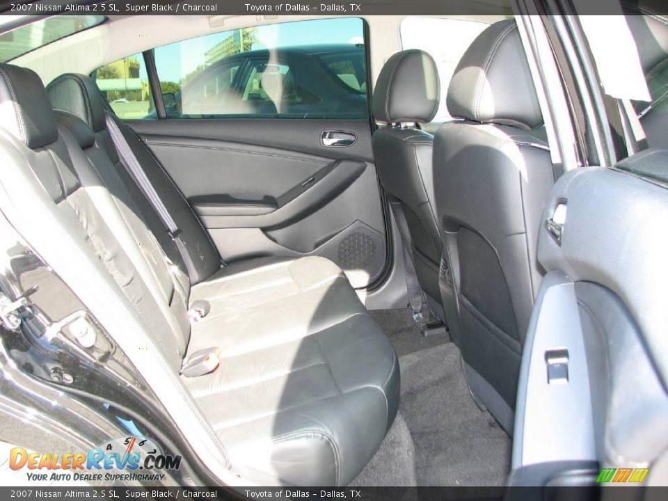 2007 Nissan Altima 2.5 SL Super Black / Charcoal Photo #11