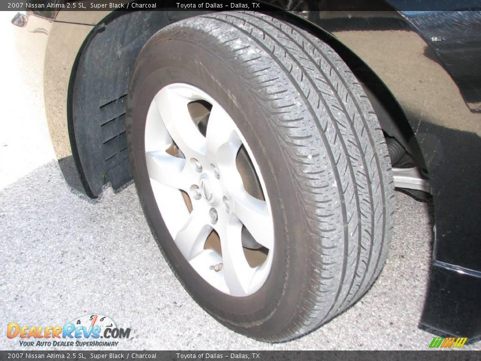 2007 Nissan Altima 2.5 SL Super Black / Charcoal Photo #13