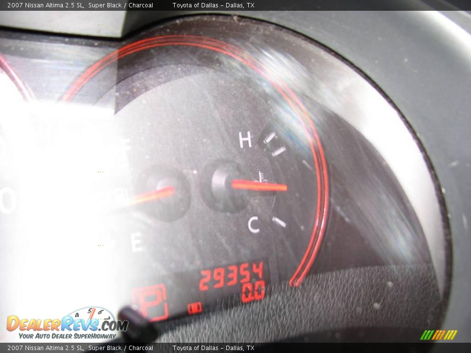 2007 Nissan Altima 2.5 SL Super Black / Charcoal Photo #14
