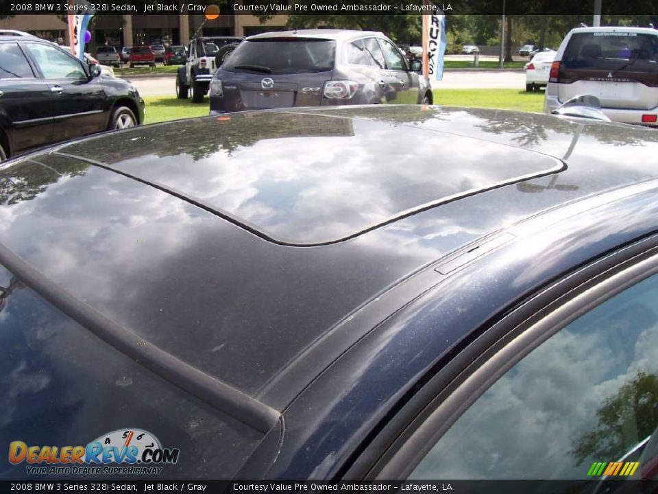 2008 BMW 3 Series 328i Sedan Jet Black / Gray Photo #7