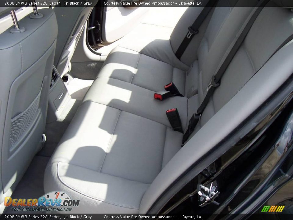 2008 BMW 3 Series 328i Sedan Jet Black / Gray Photo #11