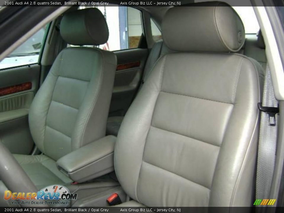 2001 Audi A4 2.8 quattro Sedan Brilliant Black / Opal Grey Photo #16