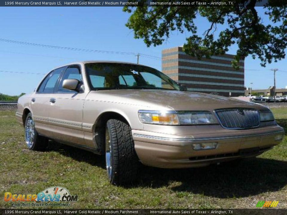 1996 Mercury Grand Marquis LS Harvest Gold Metallic / Medium Parchment Photo #2