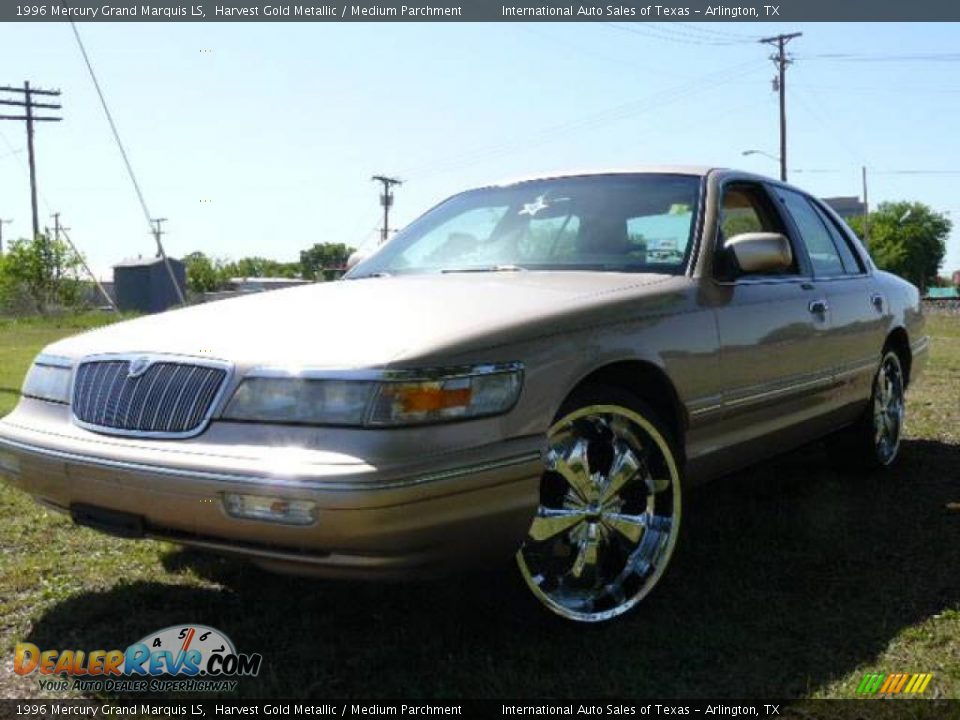 1996 Mercury Grand Marquis LS Harvest Gold Metallic / Medium Parchment Photo #3