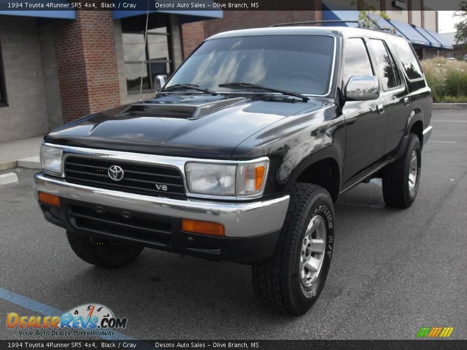 1994 Toyota 4Runner SR5 4x4 Black / Gray Photo #2