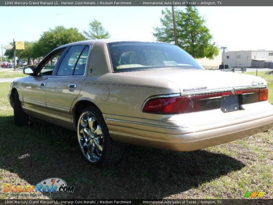 1996 Mercury Grand Marquis LS Harvest Gold Metallic / Medium Parchment Photo #7