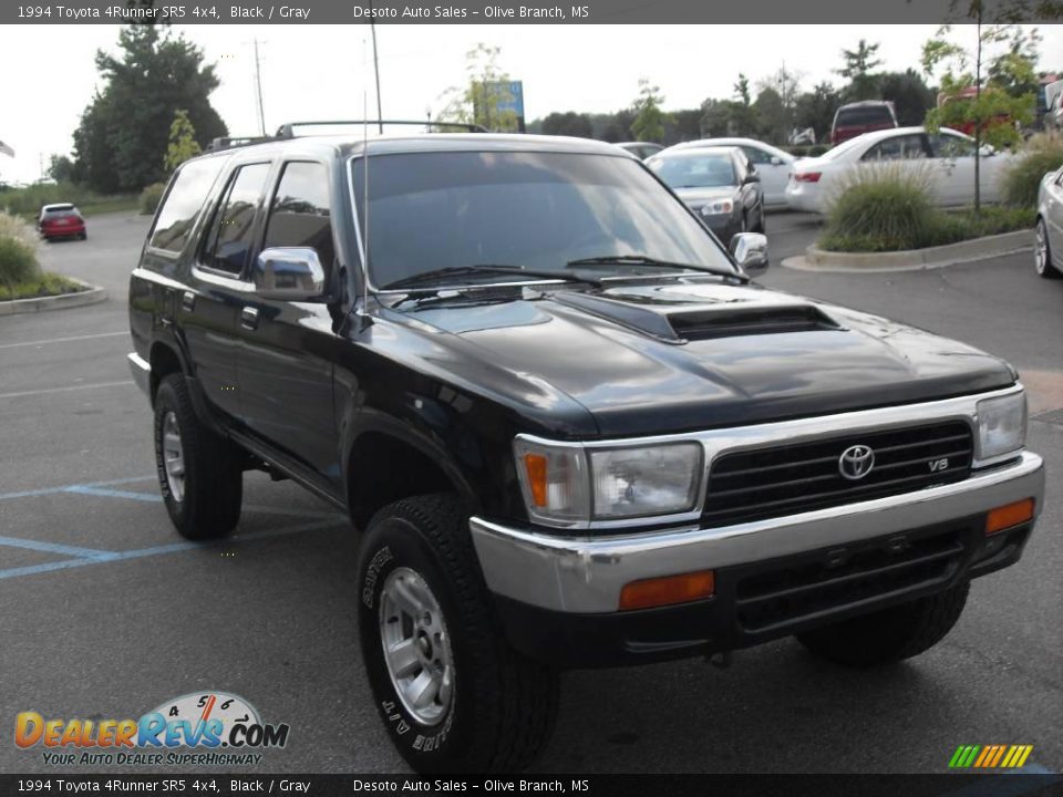 1994 Toyota 4Runner SR5 4x4 Black / Gray Photo #4