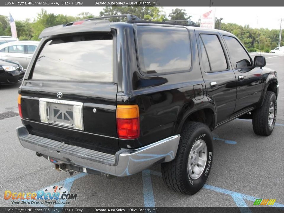 1994 Toyota 4Runner SR5 4x4 Black / Gray Photo #6